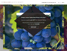 Tablet Screenshot of imagerywinery.com